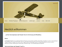 Tablet Screenshot of fieselerstorch.de
